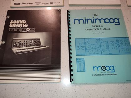 Moog-Minimoog Manuals/Documents Set